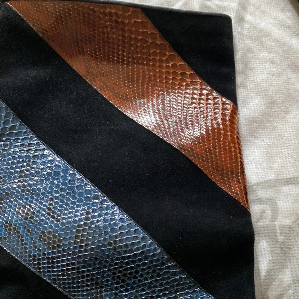 Beltrani Black Suede Knee high boot - Picture 7 of 8